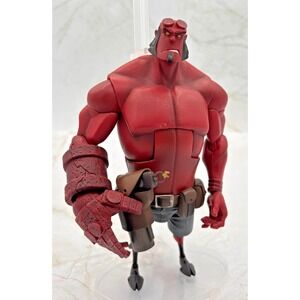 Hellboy Articulated Deluxe Action‎ Figure Gentle Giant w/Gun No Sword Loose EUC